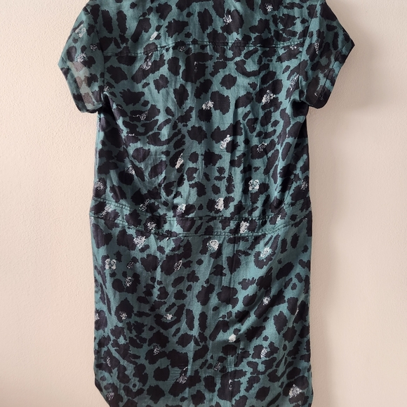 Gerard Deral Cheetah Print Cargo Dress size 4 - Picture 6 of 7